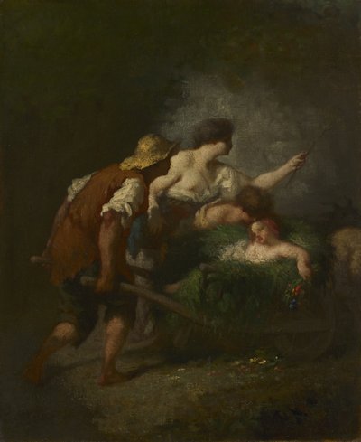 Retur fra feltene av Jean-Francois Millet