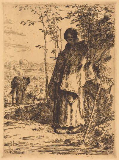 Den store gjeterjenta av Jean-Francois Millet
