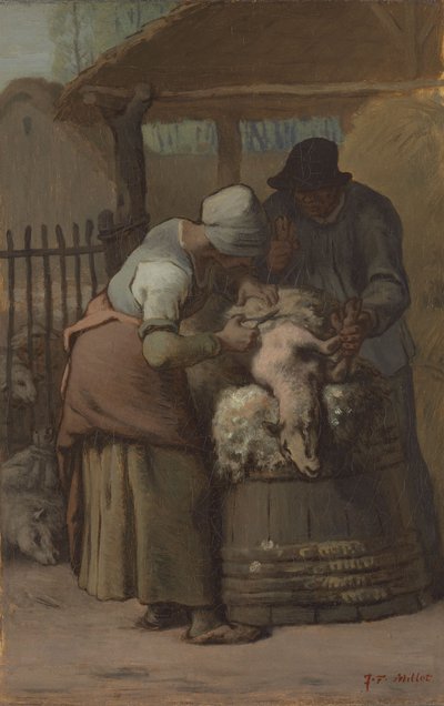 Saueklipperne av Jean-Francois Millet