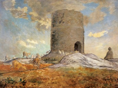 Tårnet til Chailly i Barbizon, av Jean-Jean-Francois Millet (1814-1875). av Jean Francois Millet