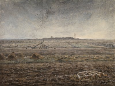 Winter, Die Ebene von Chailly von Jean-Francois Millet