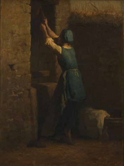 Kvinne ved brønnen av Jean-Francois Millet