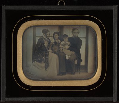 Portrett av The Regny -familien på Beaulieu av Jean Gabriel Eynard