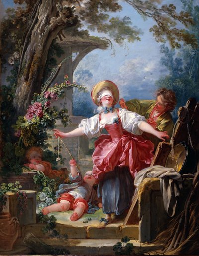 Blindmanns-buff av Jean-Honore Fragonard