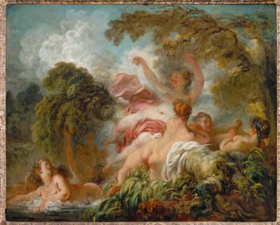 Badegjestene. Badegjestene… av Jean-Honore Fragonard