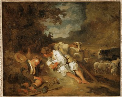 Merkur und Argos von Jean-Honore Fragonard