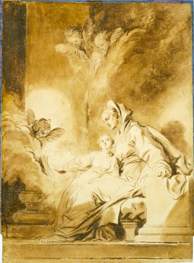 Jomfru Marias oppdragelse av Jean-Honore Fragonard