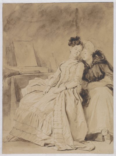 Das intime Gespräch, ca. 1778-80 von Jean-Honore Fragonard