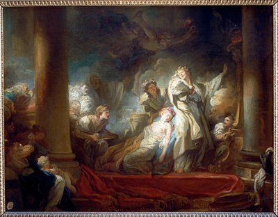 Das Opfer von Caliroe, 17. Jahrhundert von Jean-Honore Fragonard