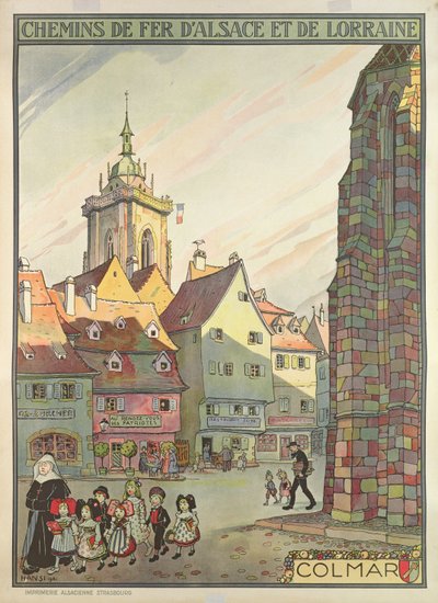 Colmar plakat av Jean Jacques Waltz