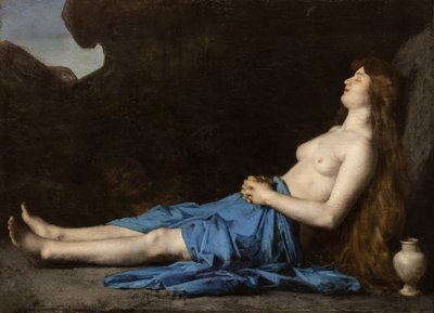Madeleine i ørkenen, 1873–74 (olje på lerret) av Jean-Jacques Henner