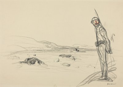 Entlang der Marne, wahrscheinlich 1918 von Jean-Louis & Caran D