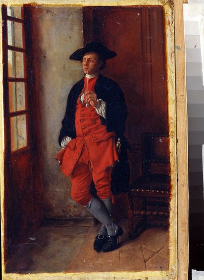 Røyking. Å røyke. Maleri av Ernest Jean Louis Meissonier (1815-1891) av Jean Louis Ernest Meissonier