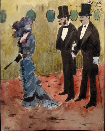På teatret av Jean-Louis Forain