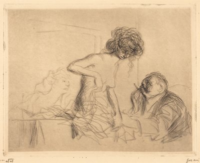 I et privat rom, første plansje av Jean-Louis Forain