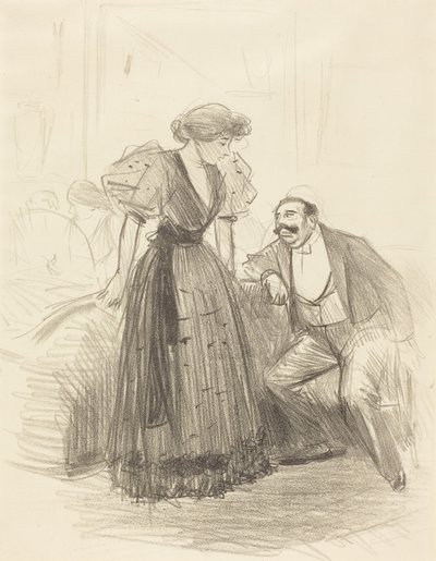 På en aftenfest av Jean-Louis Forain