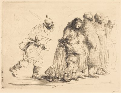 Notabilitetene - stor tavle av Jean-Louis Forain