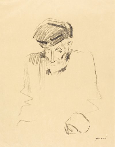 Portrett av Renoir (andre plansje) av Jean-Louis Forain