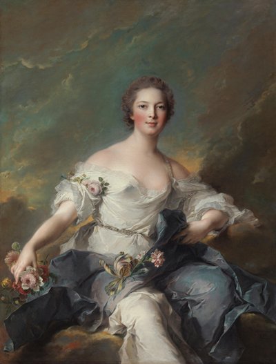 Markisen de Baglion som Flora av Jean-Marc Nattier