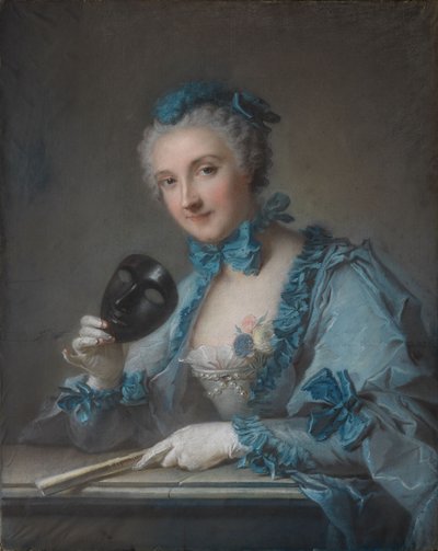 Portrett av Louise-Geneviève Royer av Jean-Marc Nattier