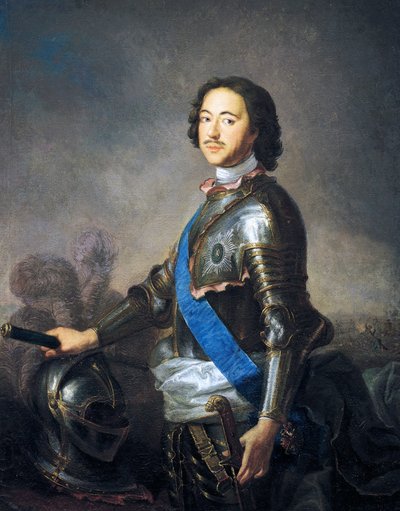 Portrett av Peter I kjent som Peter den store (Moskva av Jean Marc Nattier