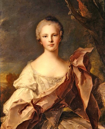 Portrait of a Lady (olje på lerret) av Jean Marc Nattier