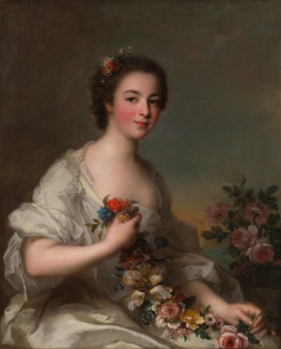 Portrett av en dame av Jean-Marc Nattier
