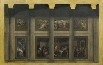 Skizze für das Pantheon: Der Tod der Heiligen Genevieve von Jean-Paul Laurens