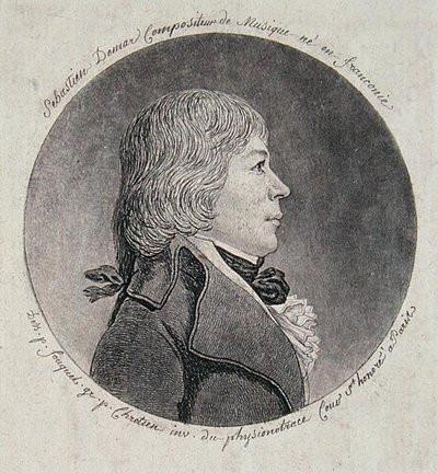 Sebastien Demar (1763-1832) gravert av Gilles-Louis Chretien (1754-1811) (gravering) av Jean (after) Fouquet