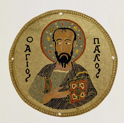 Omvendelsen av Saint Paul på vei til Damaskus - fra ca. Fouquet av Jean (after) Fouquet