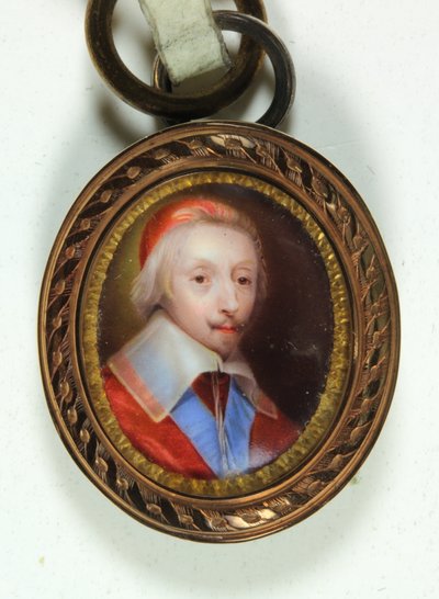 Armand-Jean Du Plessis, kardinal, Duc De Richelieu (emalje) av Jean (school of) Petitot
