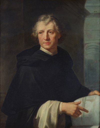Portrett av bror Francois Romain (1646-1735) av Jean 1662 1753 Andre