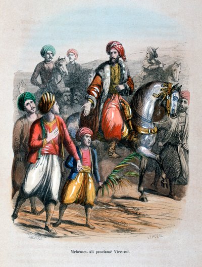Mehmet Ali utropt til visekonge, 1805 1847 av Jean Adolphe Beauce