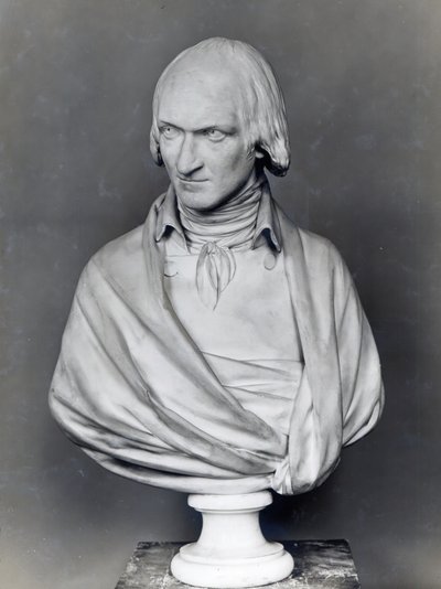Adrien Duquesnoy (gips) av Jean Antoine Houdon