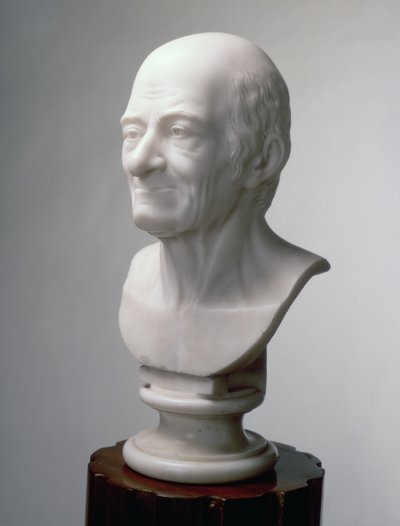 Byste av Voltaire, ca. 1770 (marmor) av Jean Antoine Houdon