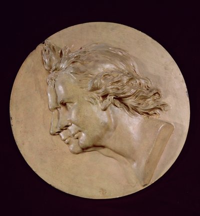 Medaljong som viser Joseph (1740-1810) og Etienne Montgolfier (1745-99) av Jean Antoine Houdon