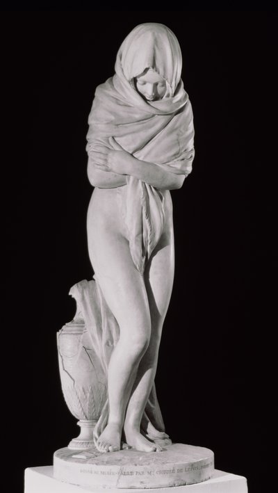 Winter, or The Chilly Woman (marmor) av Jean Antoine Houdon