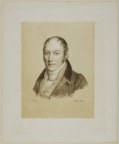 Portrett av en mann av Jean Antoine Laurent