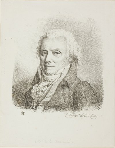 Selvportrett i mørk tøyfrakk av Jean Antoine Laurent