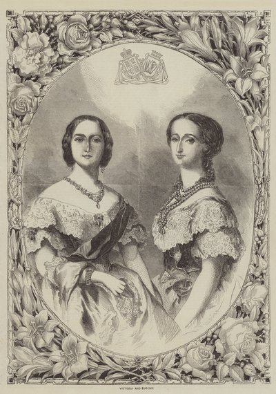 Victoria og Eugenie av Jean Antoine Valentin Foulquier