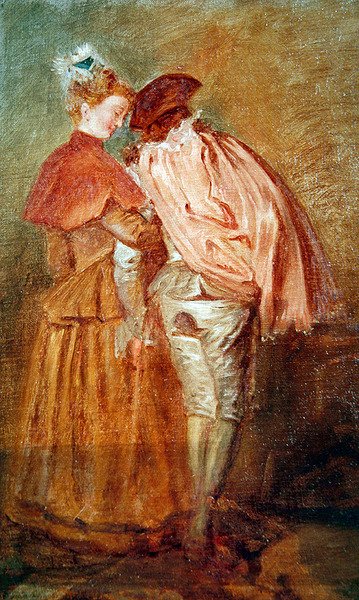 Avreise til Kythira av Jean Antoine Watteau