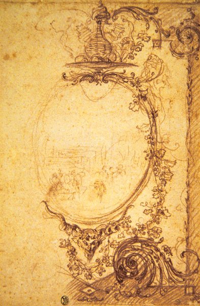 Design for dekorativt panel: høst av Jean Antoine Watteau