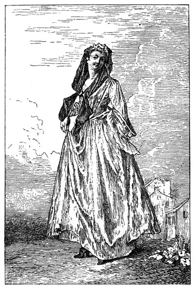 Fransk kostyme, 1885. av Jean Antoine Watteau