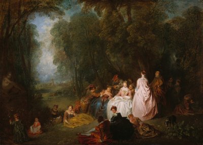 Pastoralsamling, 171821. av Jean Antoine Watteau