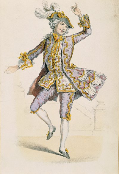 Gallant Farmer, fra tegning av Jean Antoine Watteau av Jean Antoine Watteau