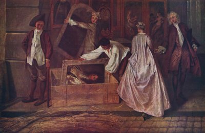 Tegnet til Gersaint-fragmentet, 1720-1721, 1937 av Jean Antoine Watteau