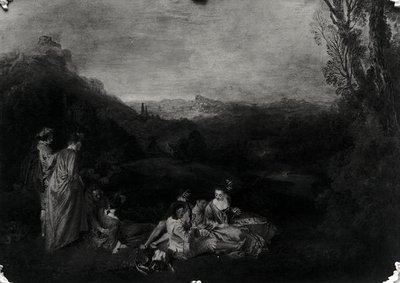 Peaceful Love, ca. 1718-19 (se også 418315) av Jean Antoine Watteau