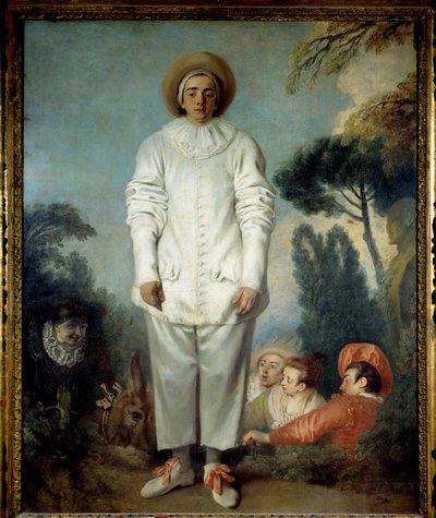 Pierrot, en gang kalt Gilles. (Pedrolino i Commedia dell