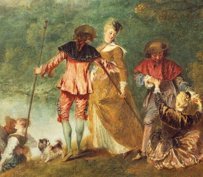 Pilgrimsreise til Isle of Cythera, kjent som Embarkation for Cythera (Cythere) av Jean Antoine Watteau