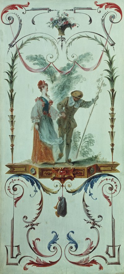 Sjarmøren, 1707-08 av Jean Antoine Watteau